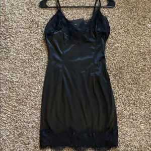 Black lace dress